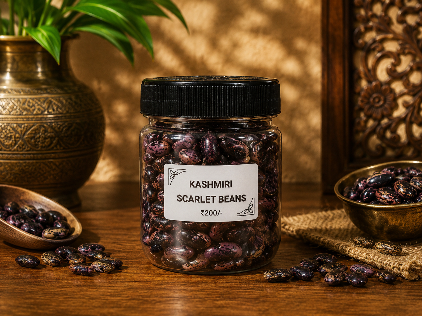 Kashmiri Scarlet Beans